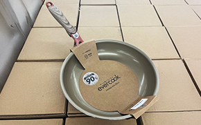 evercook フライパン26㎝ ミスティピンク